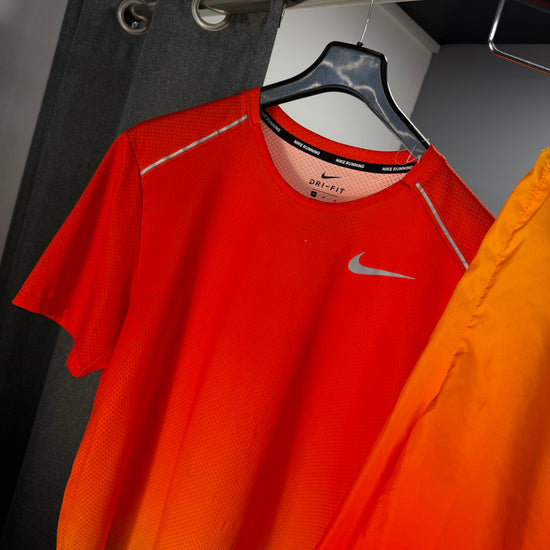 NIKE FADED RED/ORANGE SHORT SETV