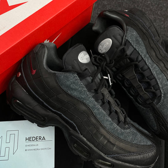 NIKE AIRMAX 95 BLACK LEATHER