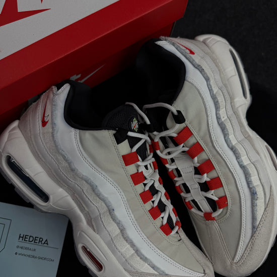 NIKE AIRMAX 95 WHITE/RED