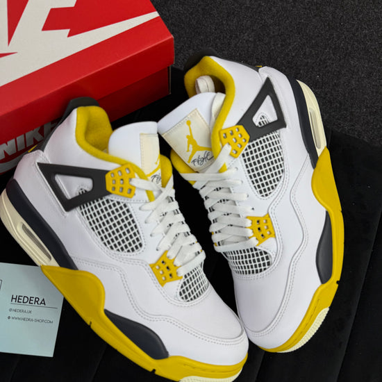 NIKE JORDAN 4 YELLOW/WHITE