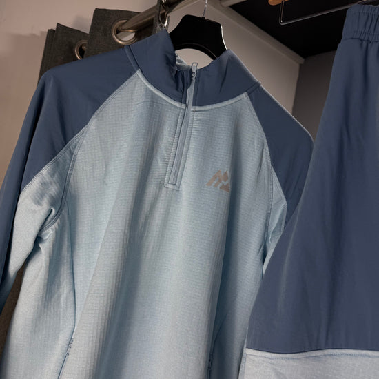 MONTIREX BABY BLUE QUARTERZIP SHORT SET