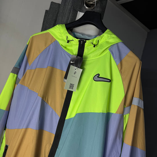 NIKE NEON PATCHWORK WINDRUNNER