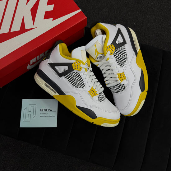 NIKE JORDAN 4 YELLOW/WHITE